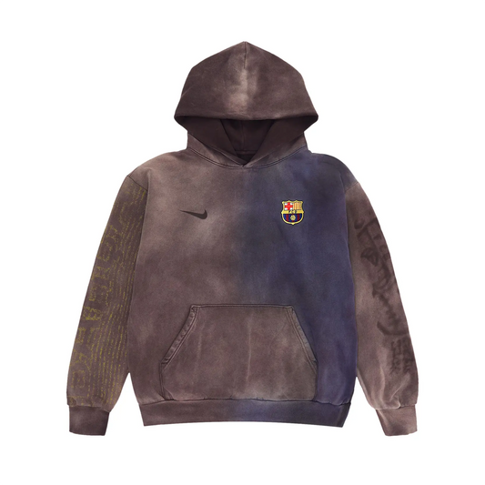 Nike FC Barcelona x Cactus Jack Split-Dye Crest Hoodie 'Brown'