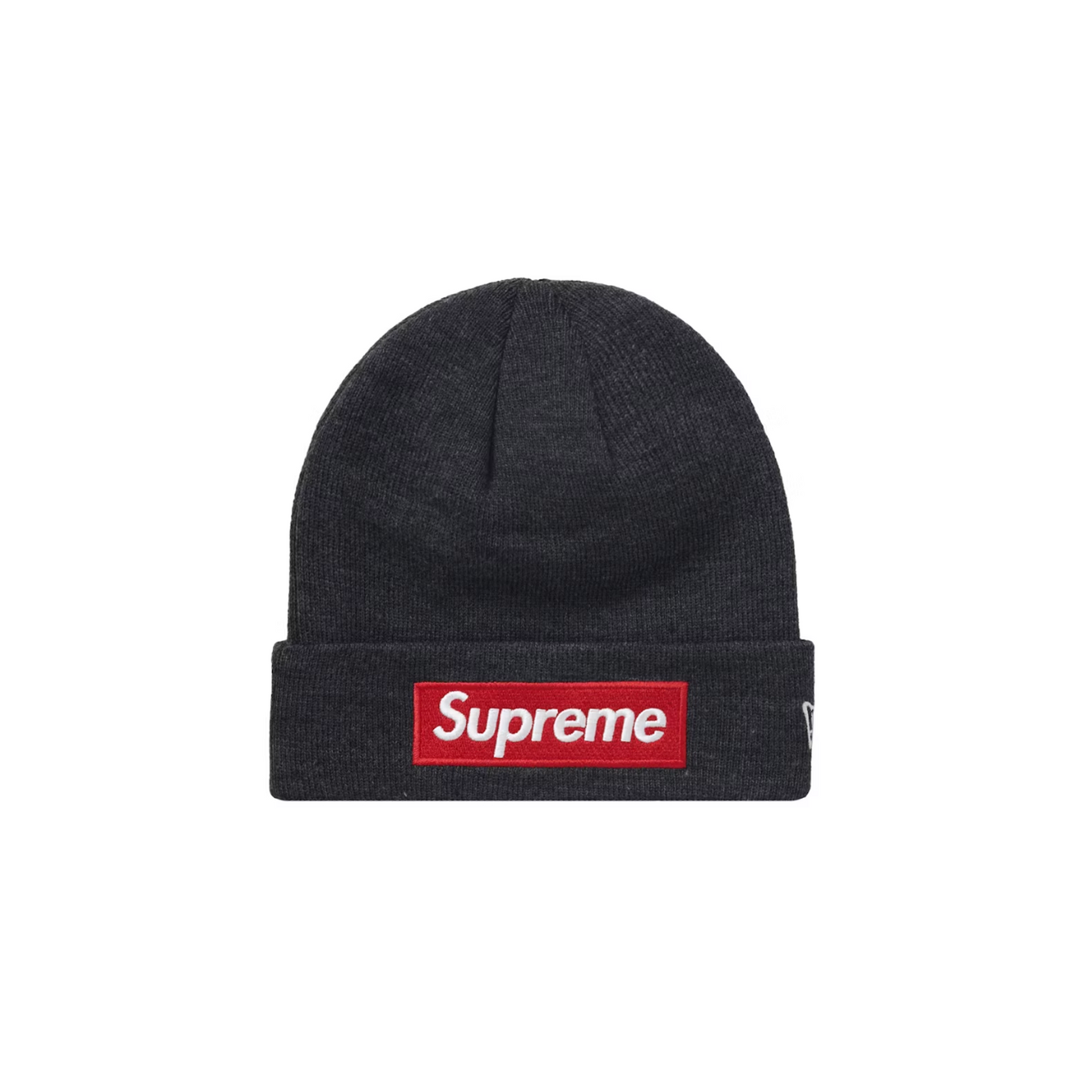 Supreme New Era Box Logo Beanie (FW21) Charcoal