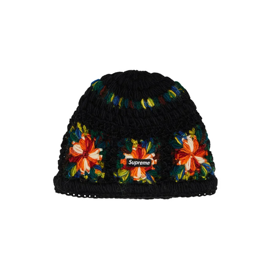 Supreme Crochet Beanie (SS25) Black