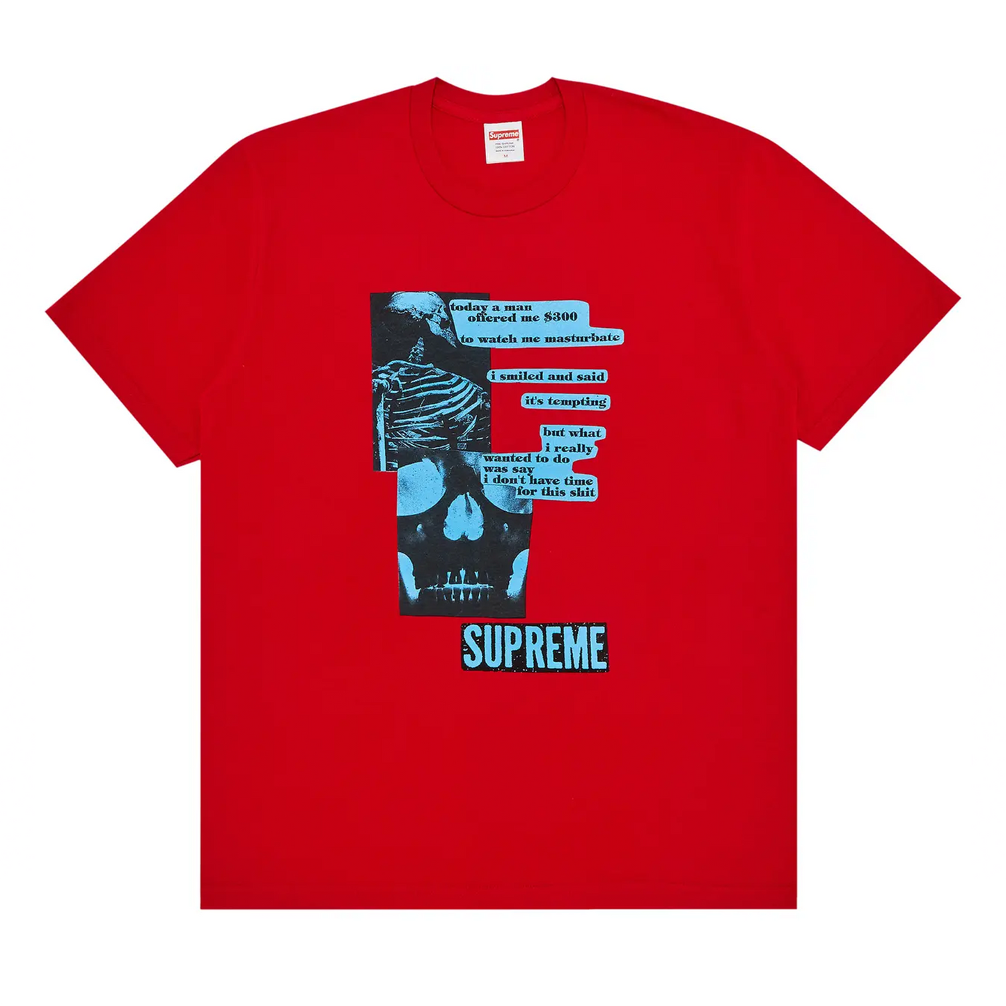Supreme Anatomy Tee Red [USED] - M (Used)