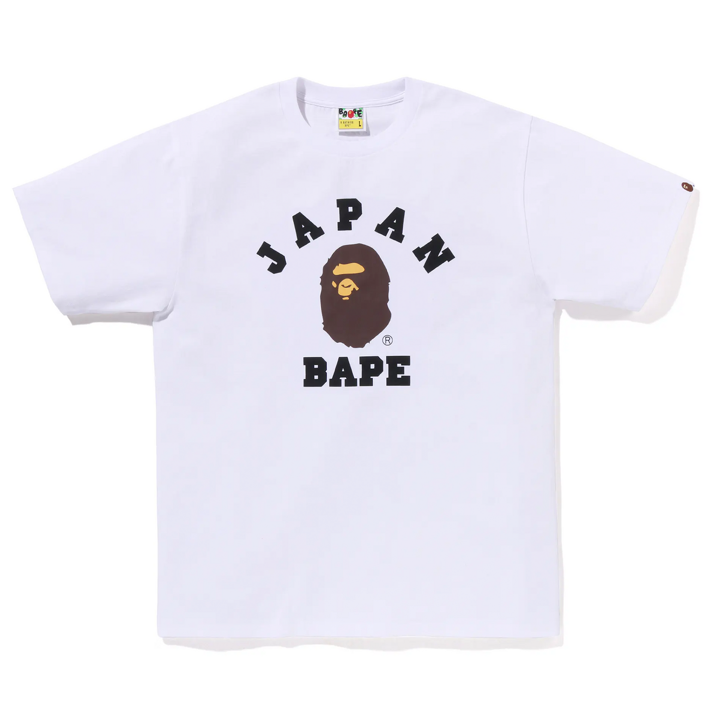Bape A Bathing Ape Japan City Tee Japan College Tee White - XL