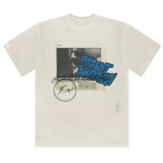 Cactus Jack by Travis Scott For Fragment Manifest Tee 'White'