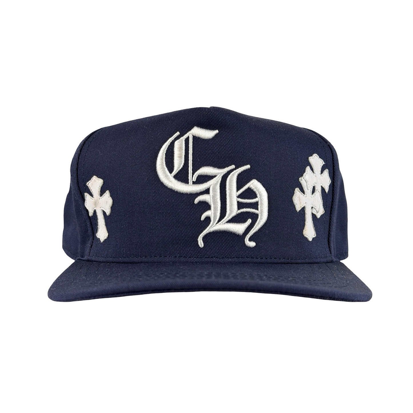 Chrome Hearts Cross Patch Baseball Hat 'Navy' [CONDITIONAL]