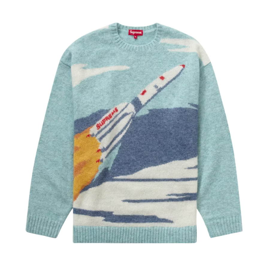 Supreme Rocket Sweater Blue [USED] - L (Used)