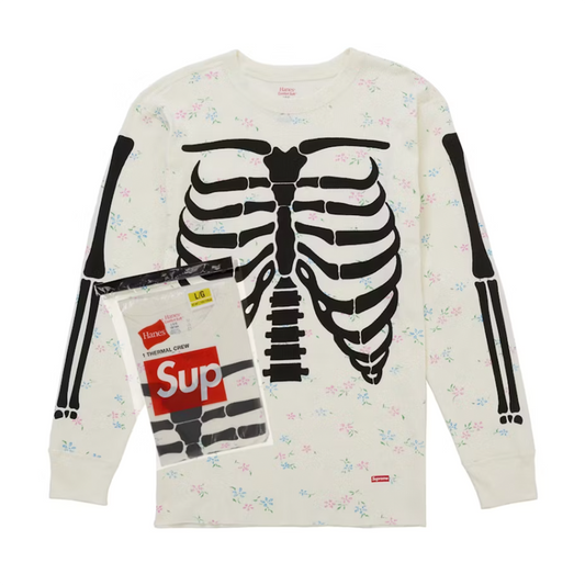 Supreme Hanes Bones Thermal Crew FW25 (1 Pack) Floral