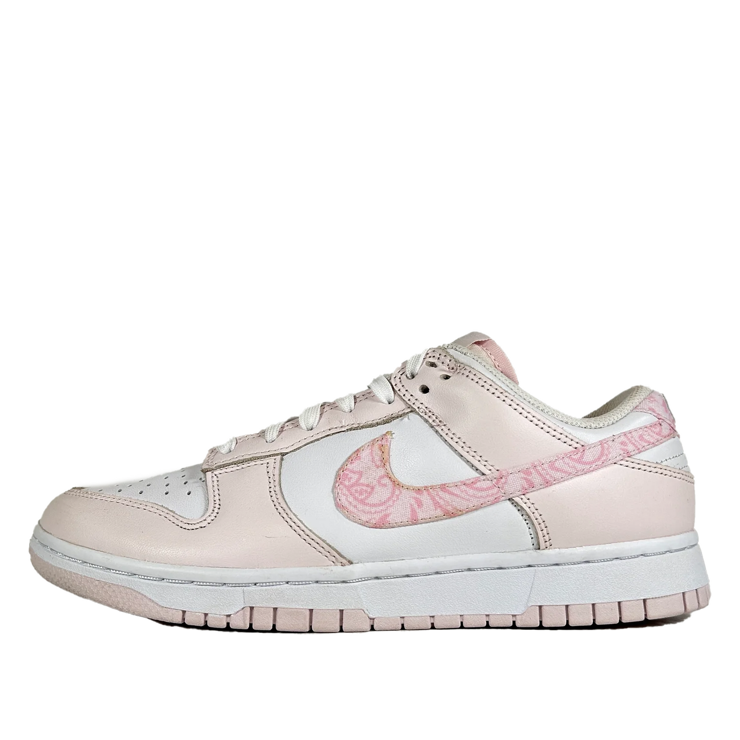 FD1449 100 Nike Dunk Low Essential Paisley Pack Pink (W) [USED] - 8.5 W (VNDS) (No Box)