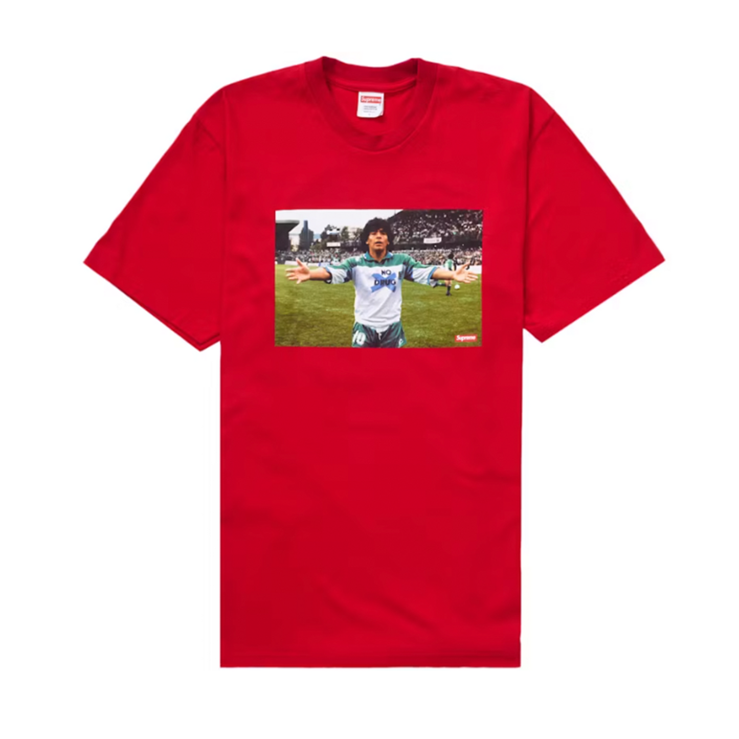 Supreme Maradona Tee Red