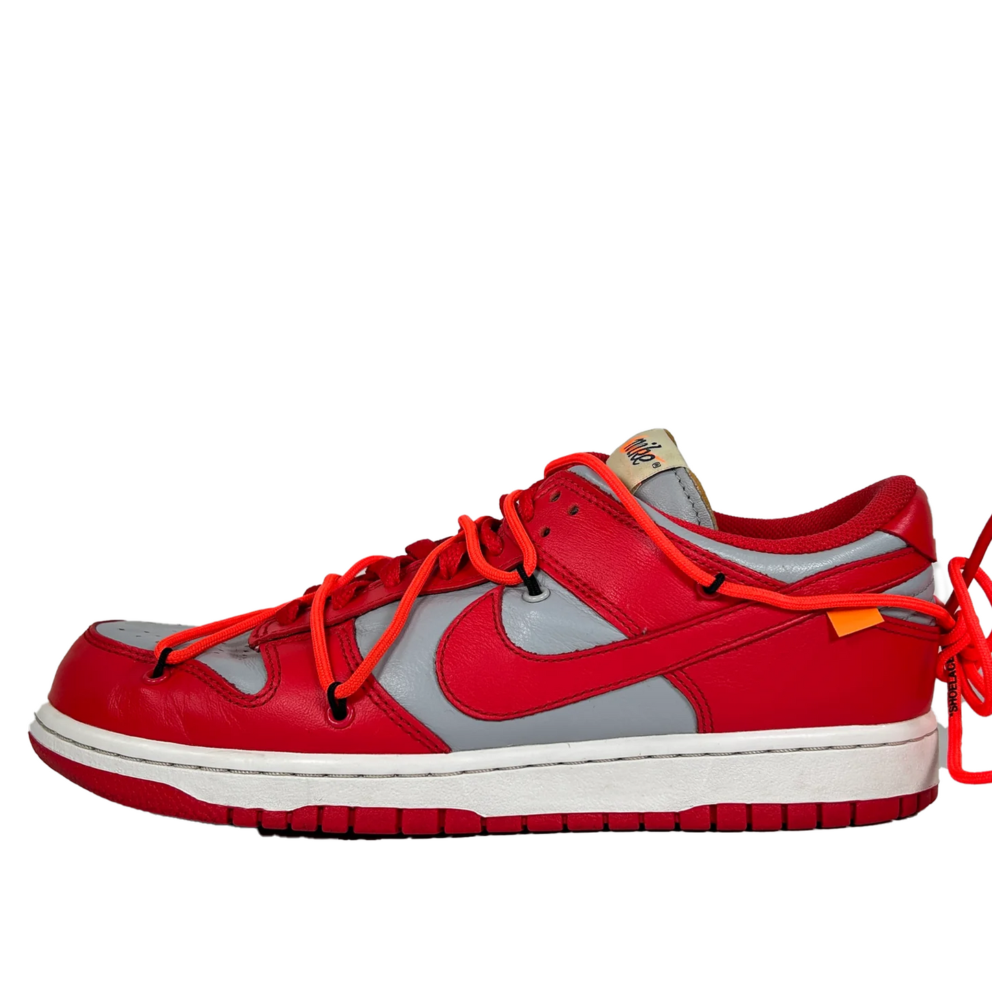 CT0856 600 Dunk Low Off-White Red [USED] - 9 M (Used)