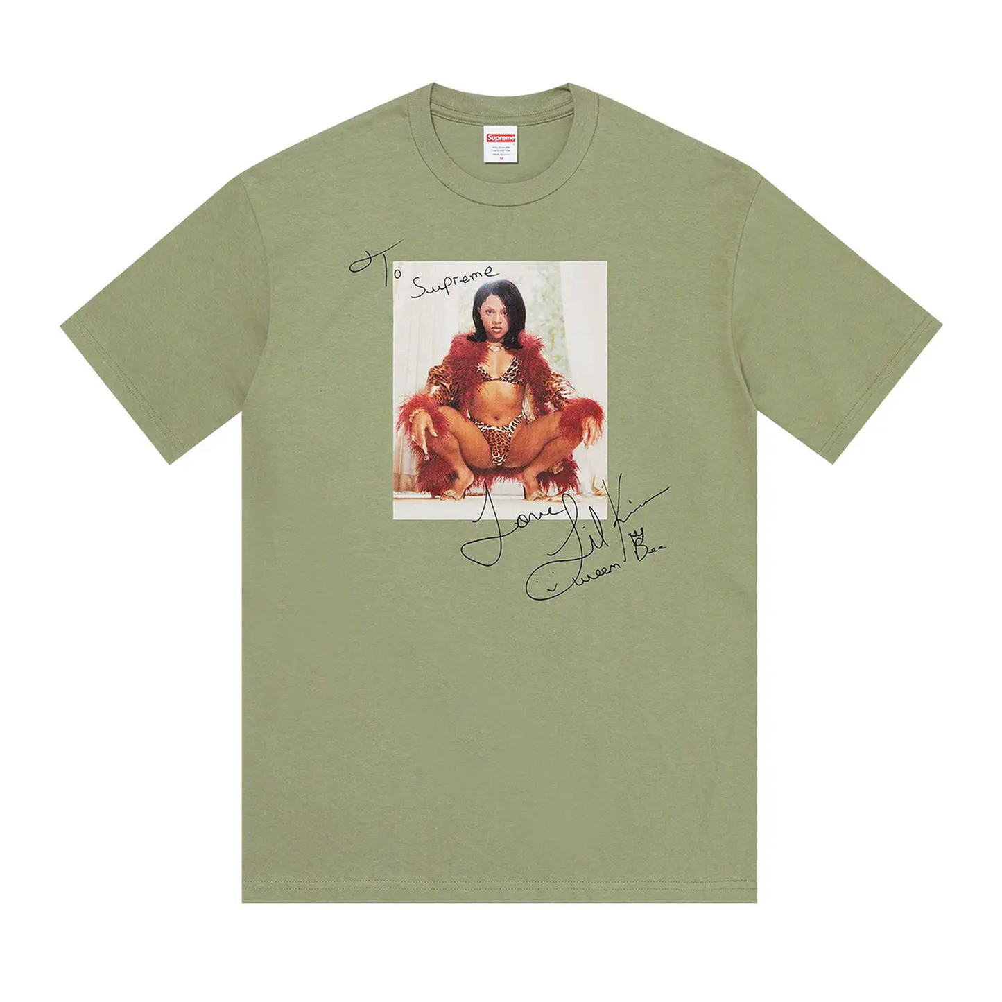 Supreme Lil Kim Tee Light Olive