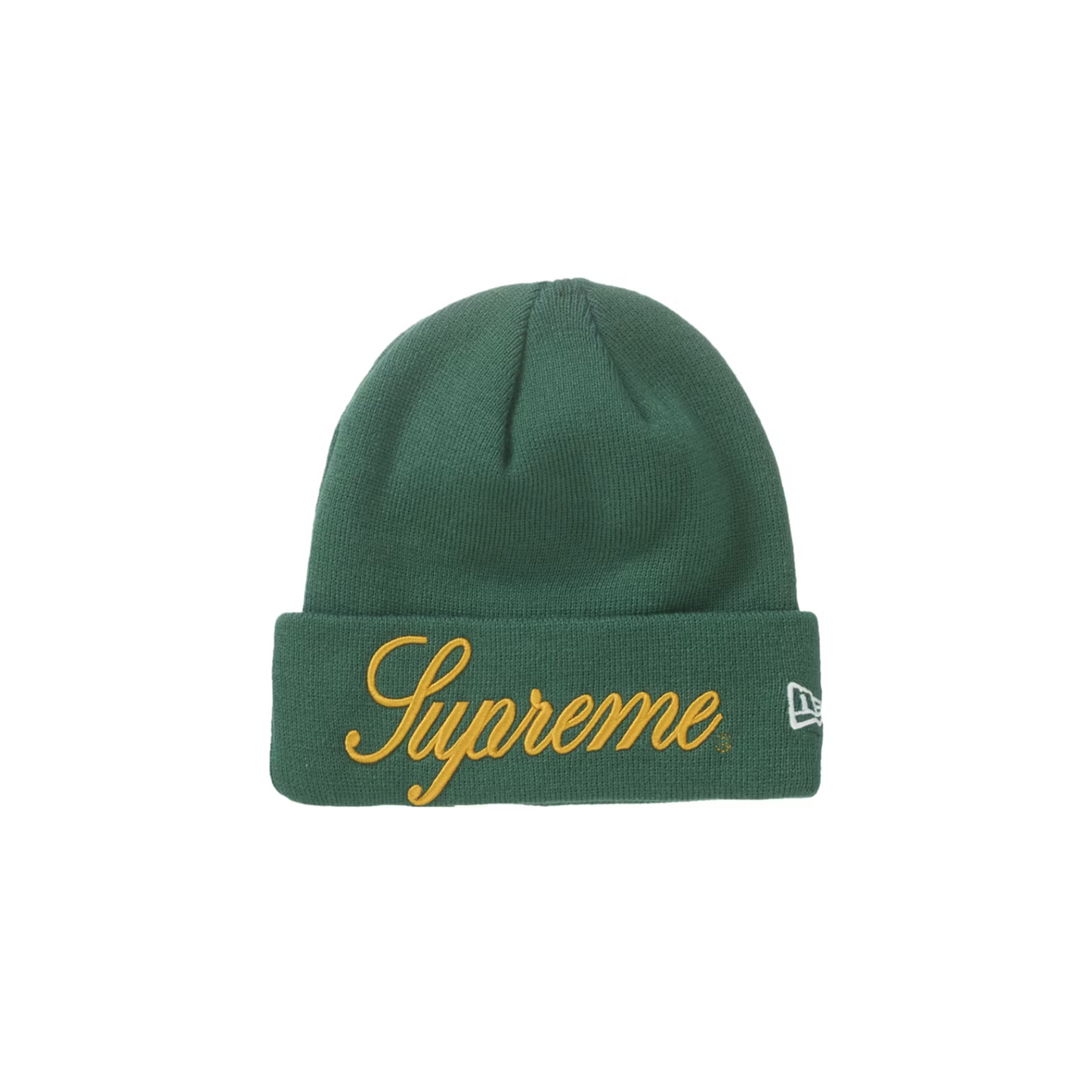 Supreme New Era Script Beanie Pine