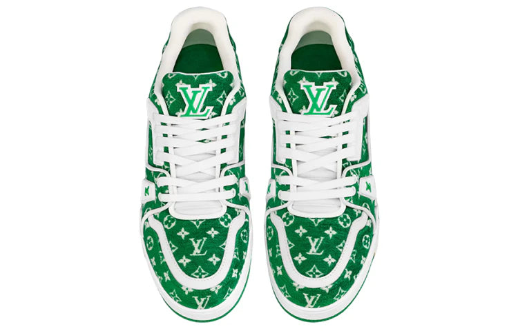 1ABFSA Louis Vuitton Trainer Green Monogram [NO BOX]
