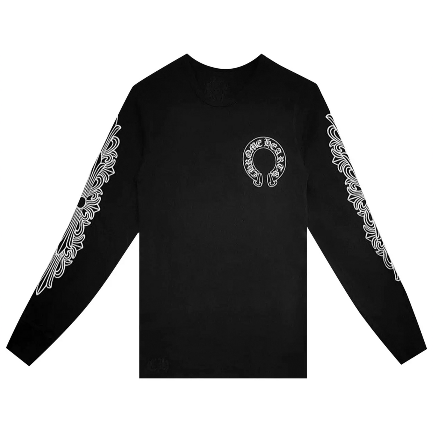 Chrome Hearts Horseshoe Thermal Waffle T-Shirt 'Black'