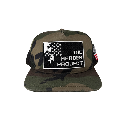 Chrome Hearts The Heroes Project Trucker Hat Camo [USED]