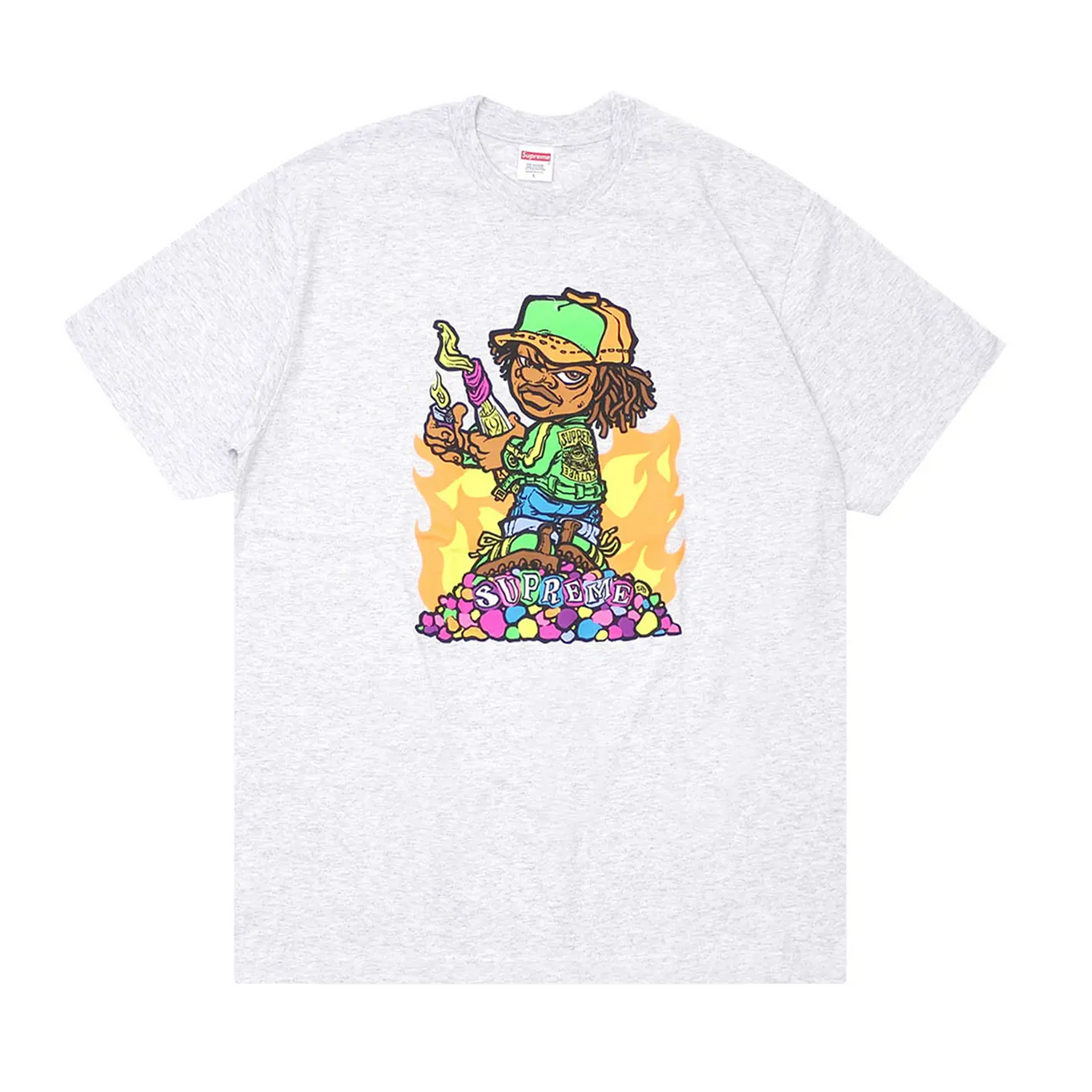 Supreme Molotov Kid Tee Ash Grey [USED] - L (Used)