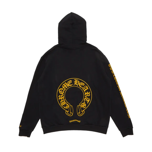 Chrome Hearts Online Exclusive Hoodie Black/Yellow [USED] - XXL (Used)