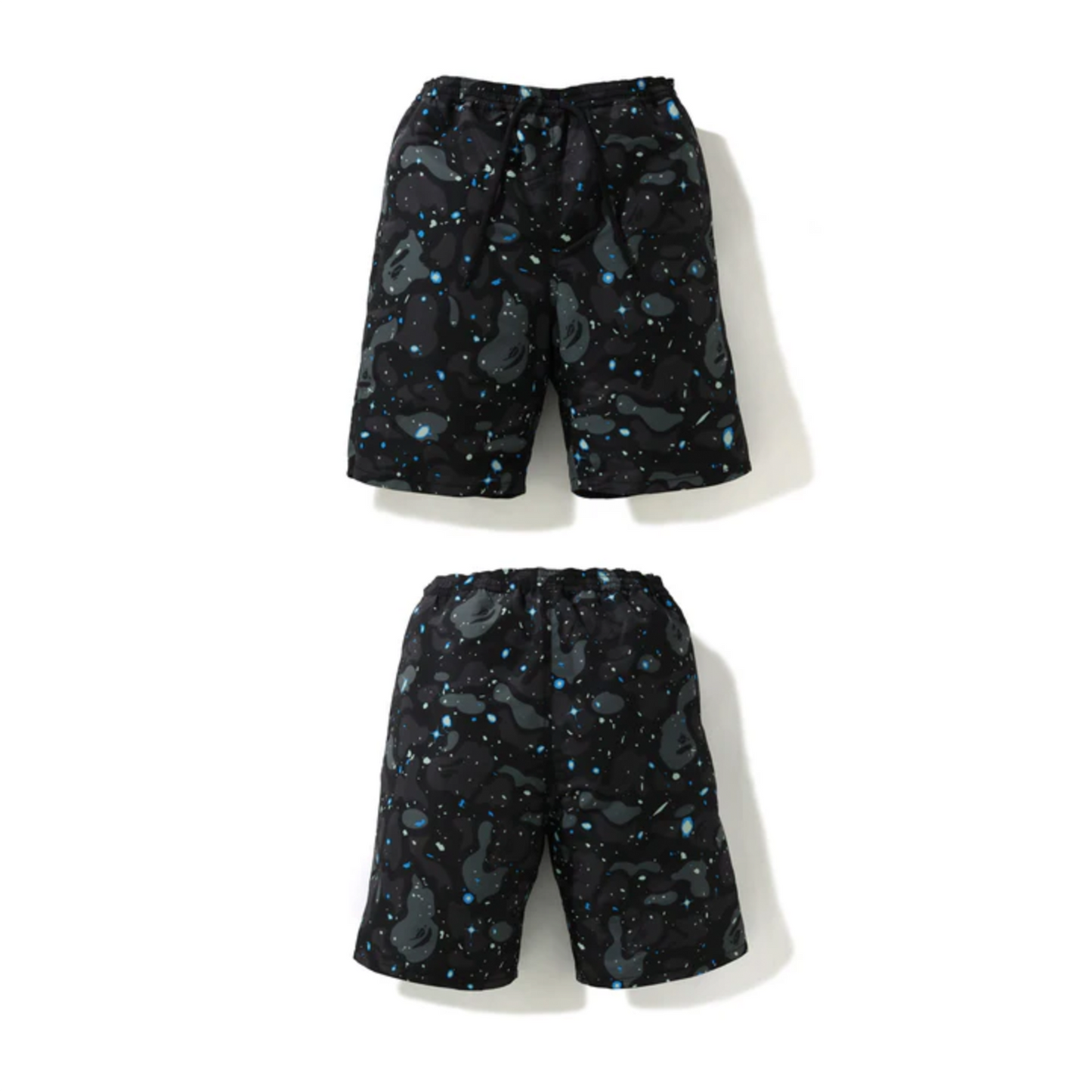 BAPE Space Camo Shark Reversible Shorts