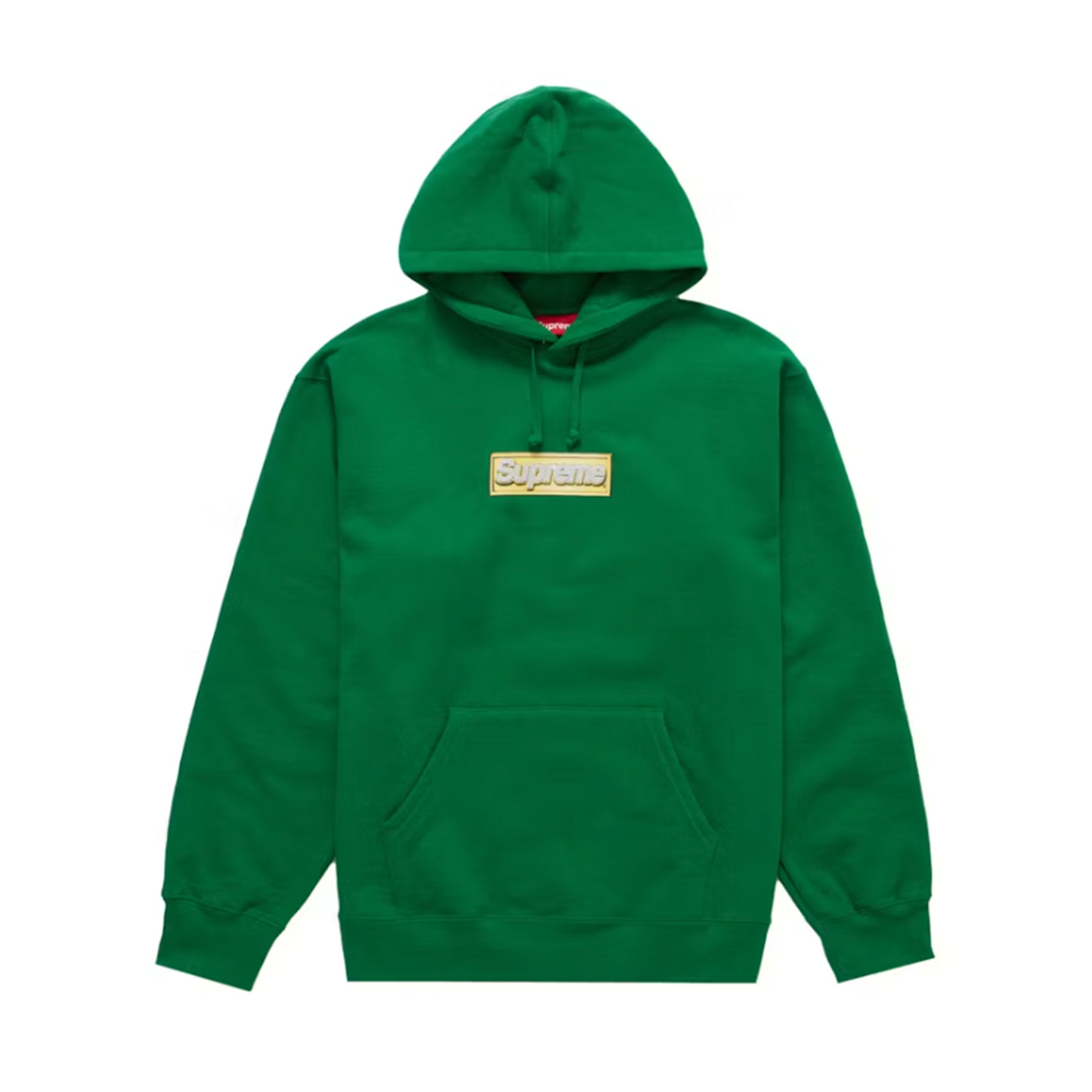 Supreme Bling Box Logo Hooded Sweatshirt Green