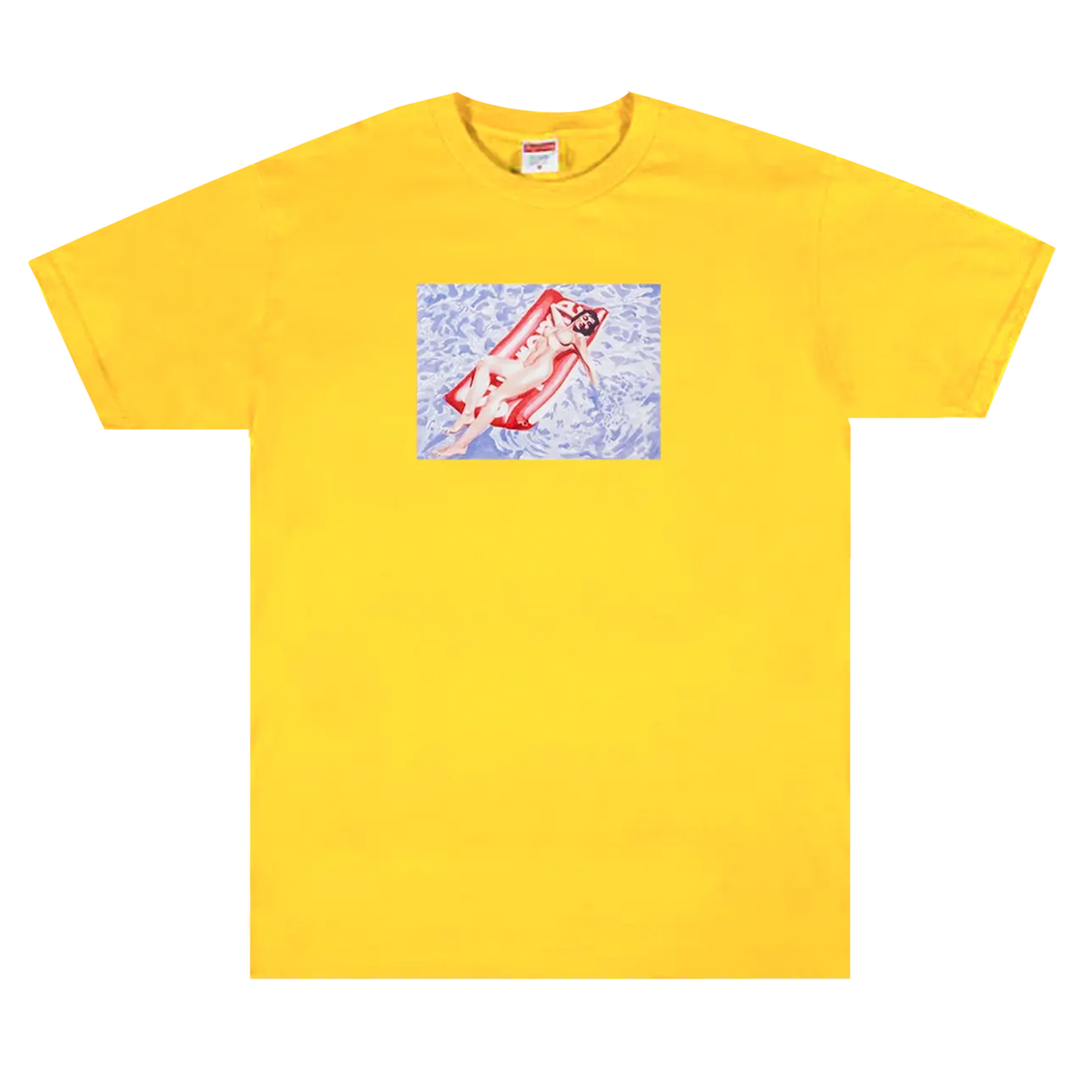 Supreme Float Tee Yellow – DISTRICT ONE NY