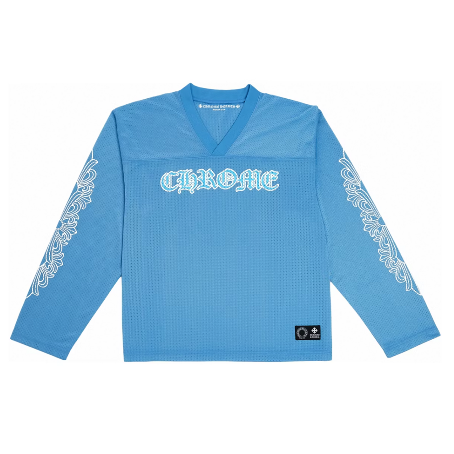 Chrome Hearts Sports Mesh Warm Up Jersey Blue [USED] - S (Used)