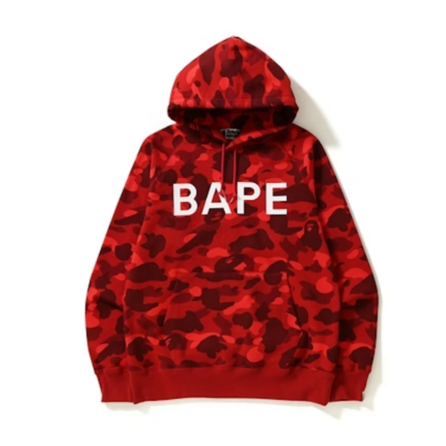 BAPE Color Camo Pullover Hoodie Red [USED] - M (Used)