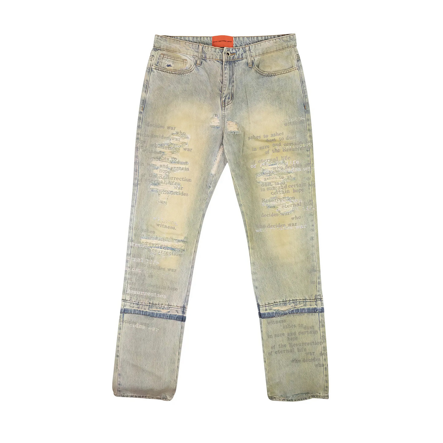 Who Decides War Ashes To Ashes Denim 'Sky' [USED] - 38 (Used)
