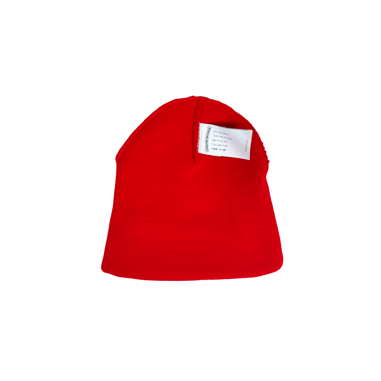 Chrome Hearts Logo Beanie Red 2.0 [USED]