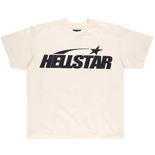 Hellstar Classic T-shirt (Regular Print) White/Black [USED] - XL (Used2)