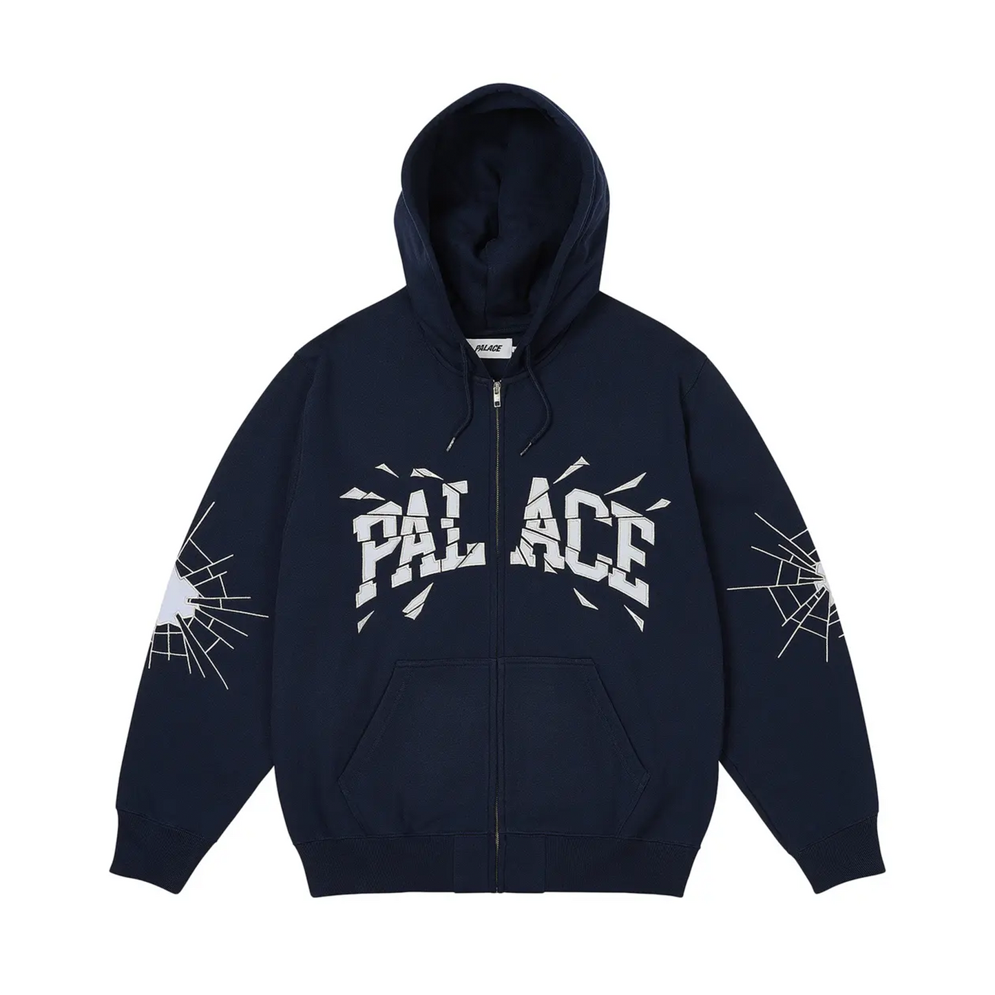 Palace Shatter Zip Hood Navy [USED] - XXL (Used)