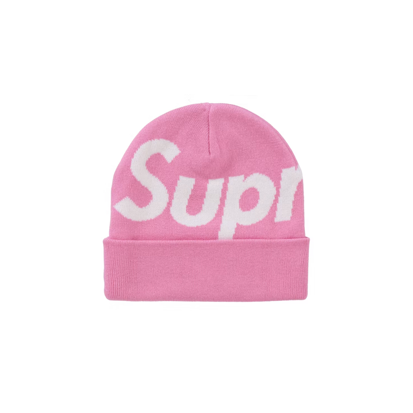 Supreme Big Logo Beanie (FW24) Pink