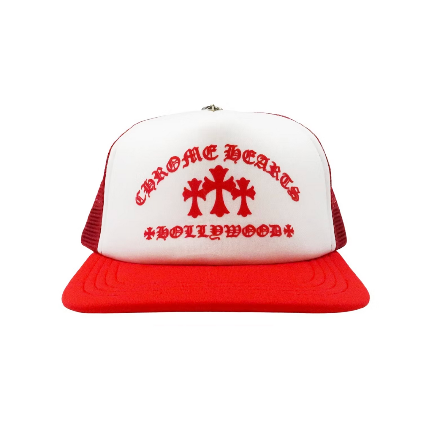 Chrome Hearts King Taco Trucker Hat Red/White [USED]
