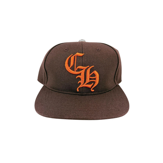 Chrome Hearts CH Baseball Cap Brown/Orange