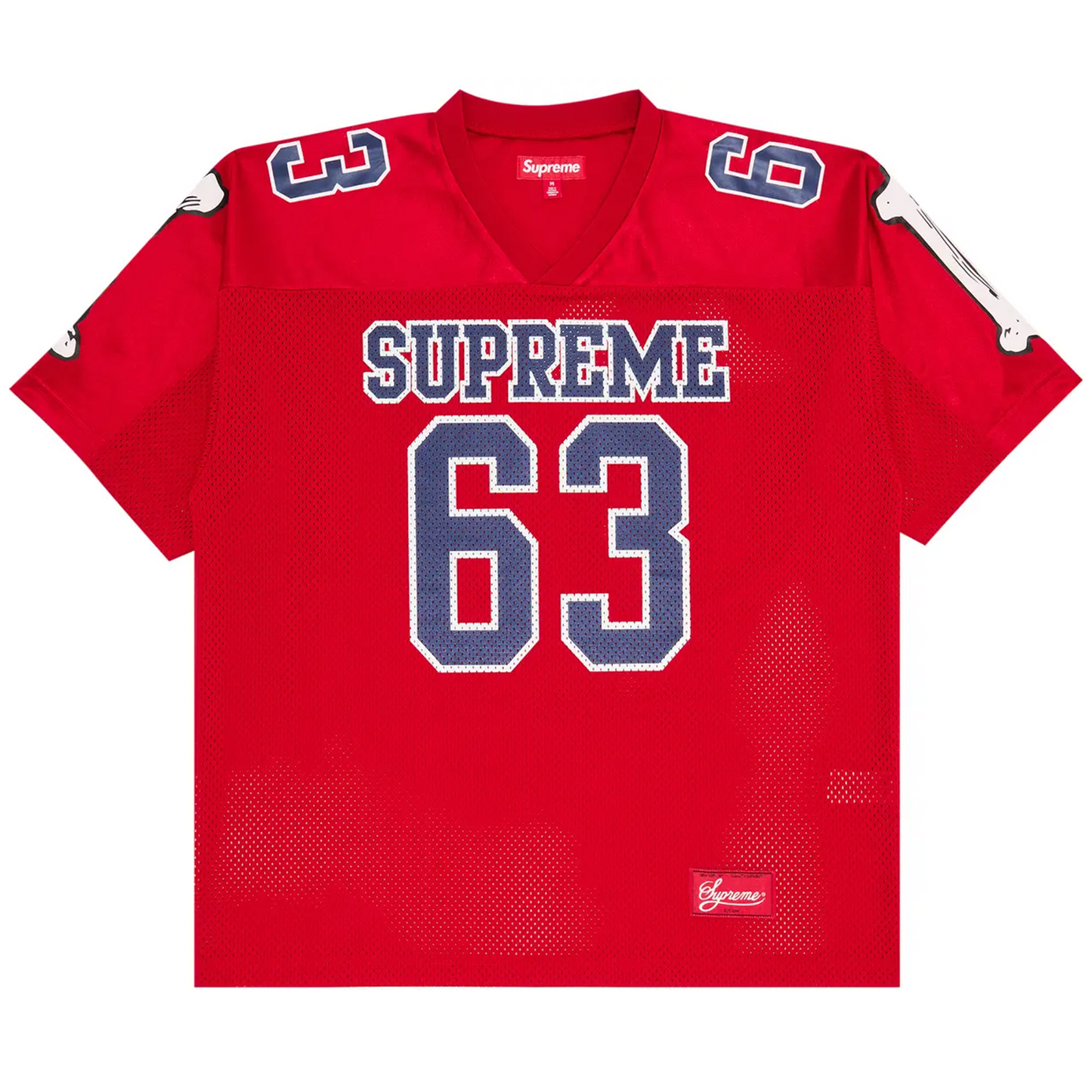 Supreme Bones Football Jersey Red