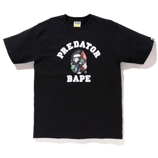 BAPE x Predator College Tee Black [USED] - L (Used)