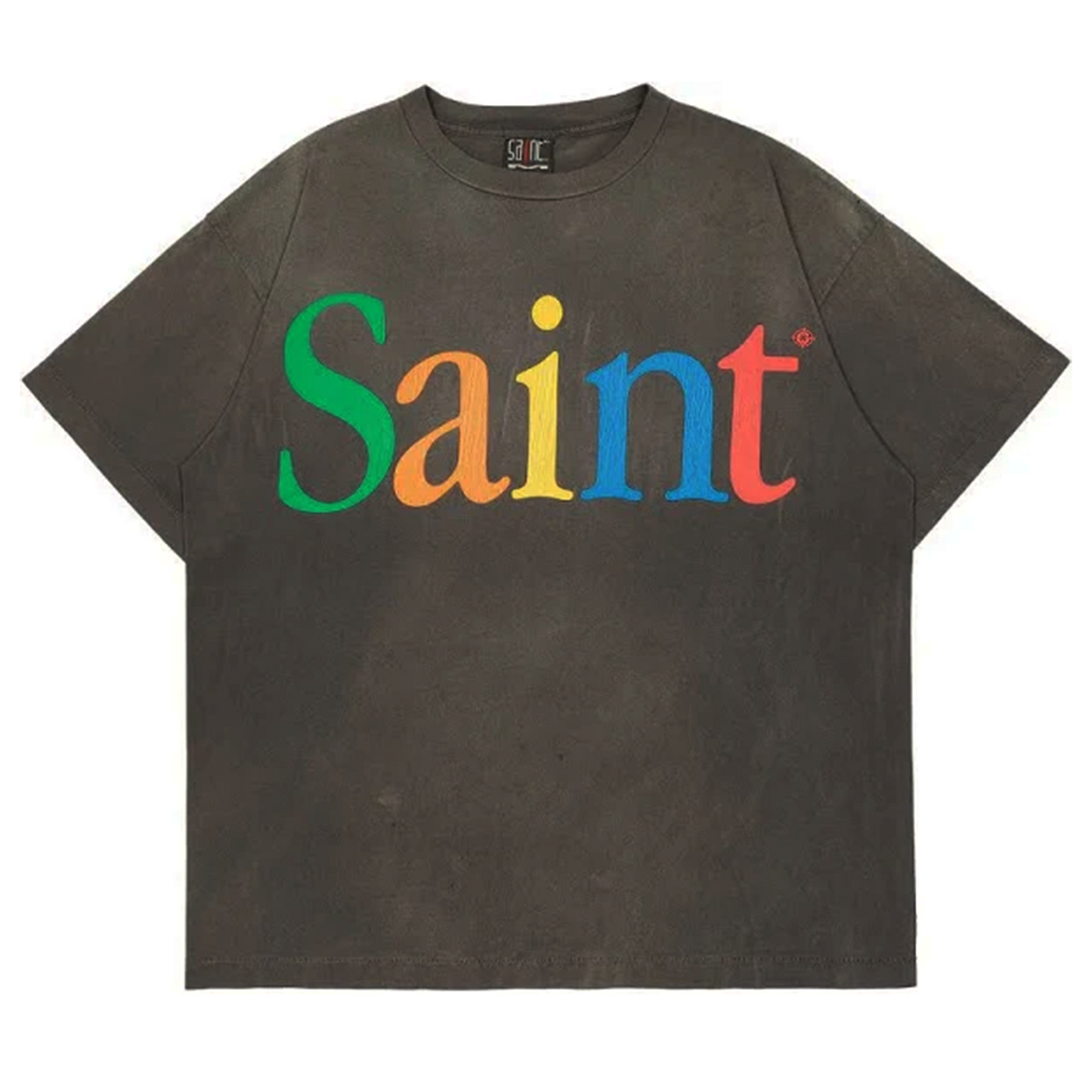 Saint Michael Colorful Rainbow Saint Tee 'Black'
