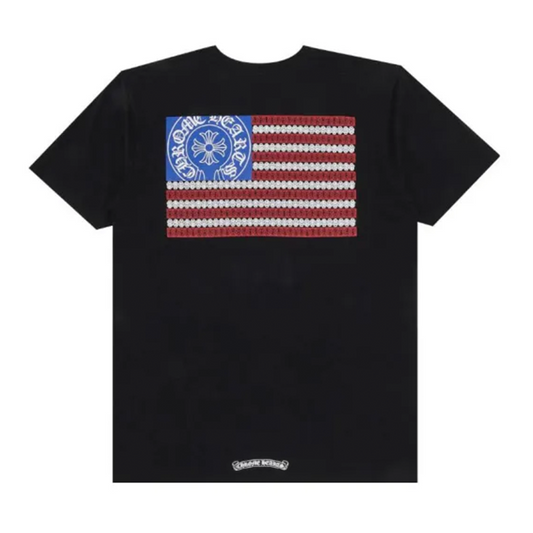 Chrome Hearts American Flag Dagger T-shirt [USED] - S (Used)