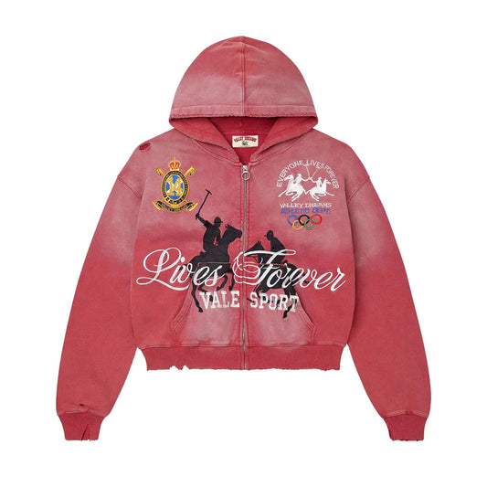 Vale Forever Rockefeller Zip Up Red