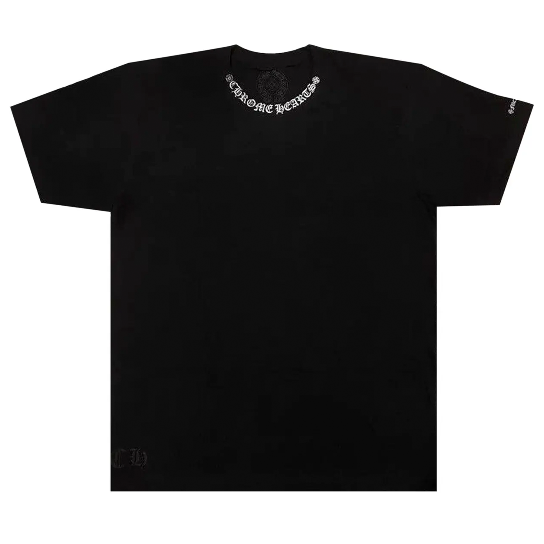 Chrome Hearts Short Sleeve Pocket Crew T-shirt Black [USED] - L