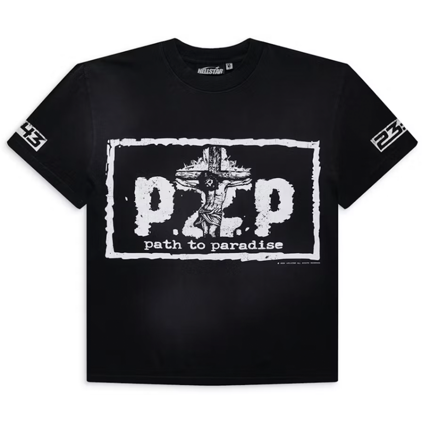 Hellstar P2P T-Shirt Black [USED] - L (Used)