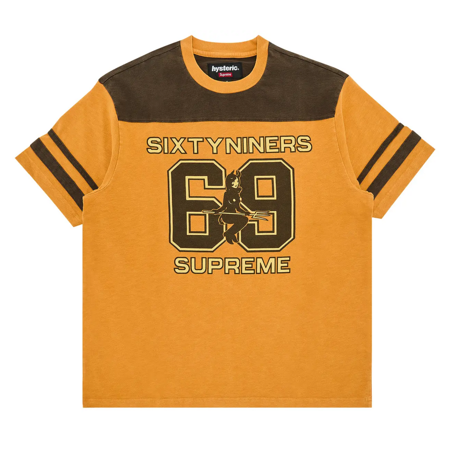 Supreme Hysteric Glamour 69 Football Top Light Orange [USED] - S (Used)