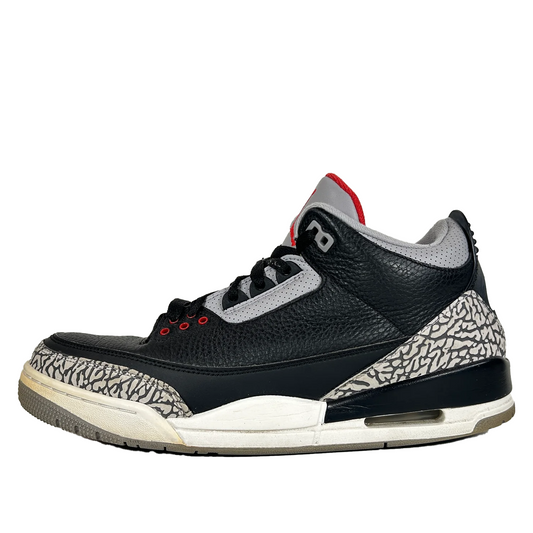 854262 001 Jordan 3 Black Cement 2018 [USED] - 11 M (Used) (No Box2)