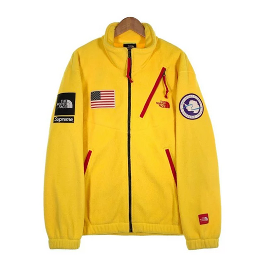 Supreme The North Face Trans Antarctica Expedition Fleece Jacket Yellow [USED] - M (Used)