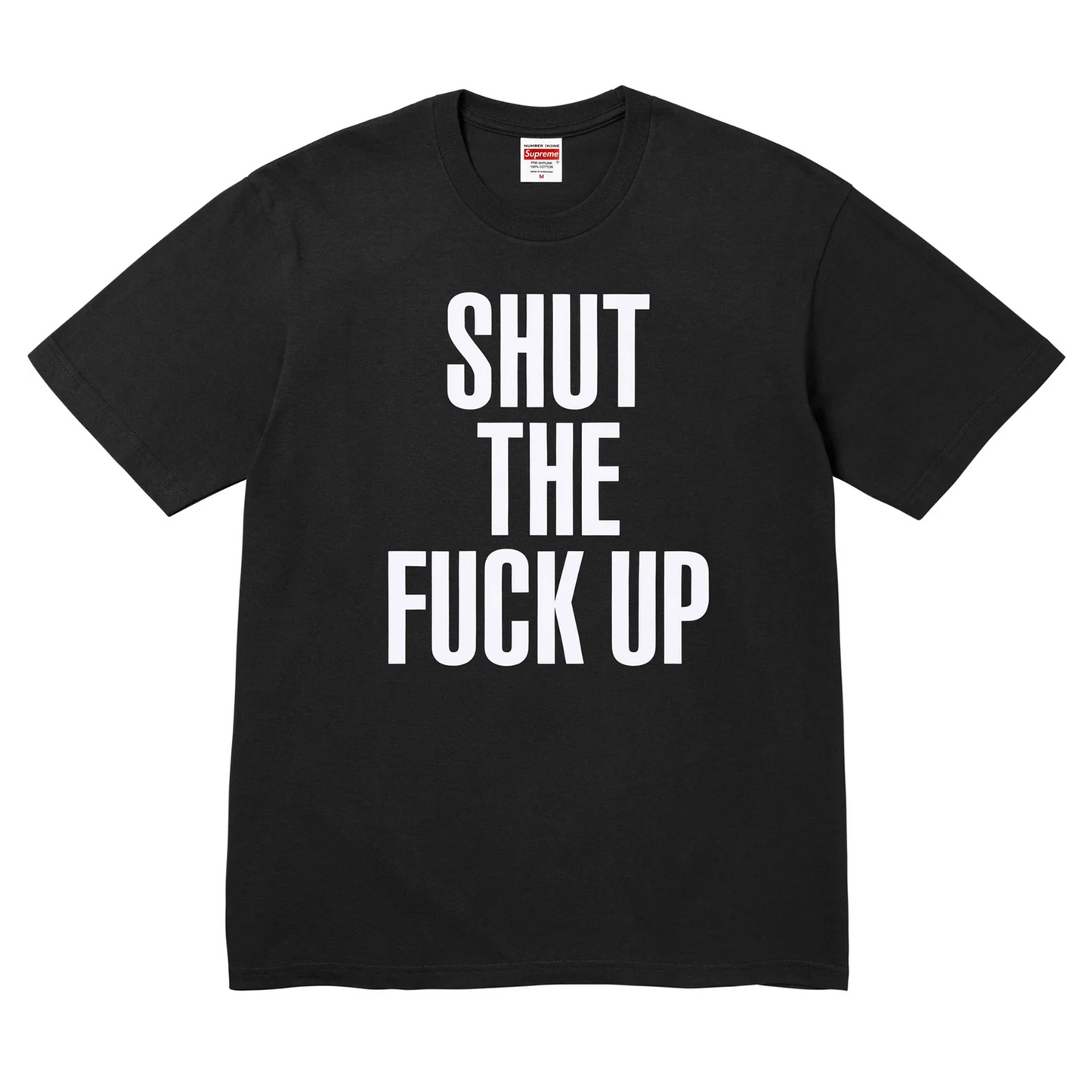 Supreme Number (N)ine Shut Up Tee Black
