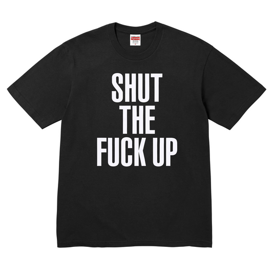 Supreme Number (N)ine Shut Up Tee Black