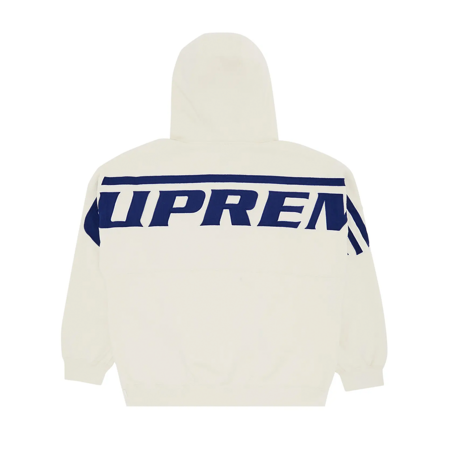 Supreme Wrapped Half Zip Hooded Sweatshirt Stone