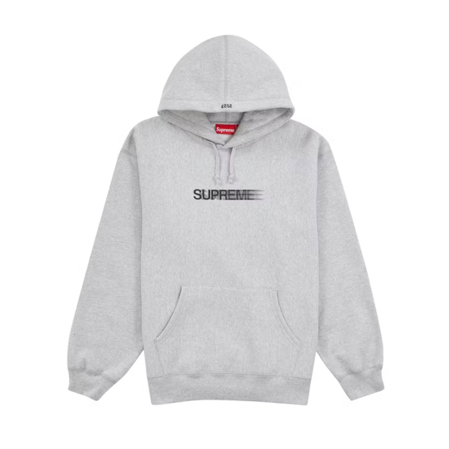 Supreme Motion Logo Hooded Sweatshirt (SS23) Heather Grey [USED] - L (Used)