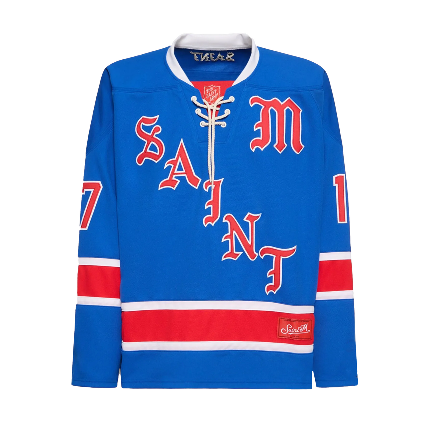 Saint Michael Supernatural Hockey Jersey Blue [USED] - OS (Used)