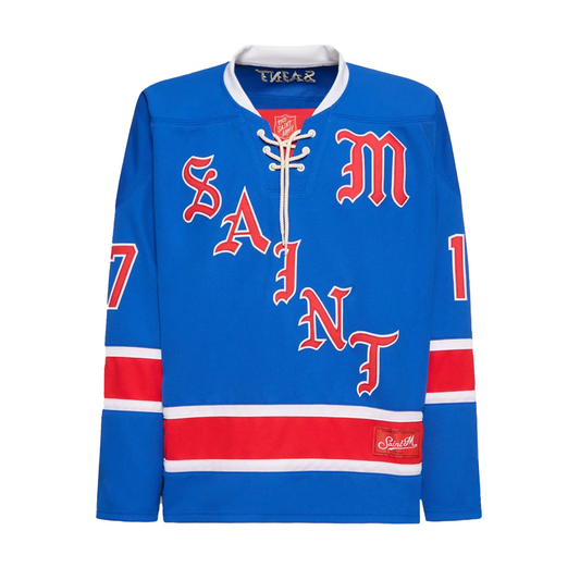 Saint Michael Supernatural Hockey Jersey Blue [USED] - OS (Used)