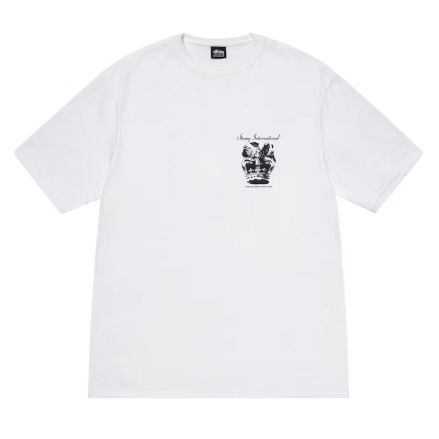 Stussy Dog Crown Tee White