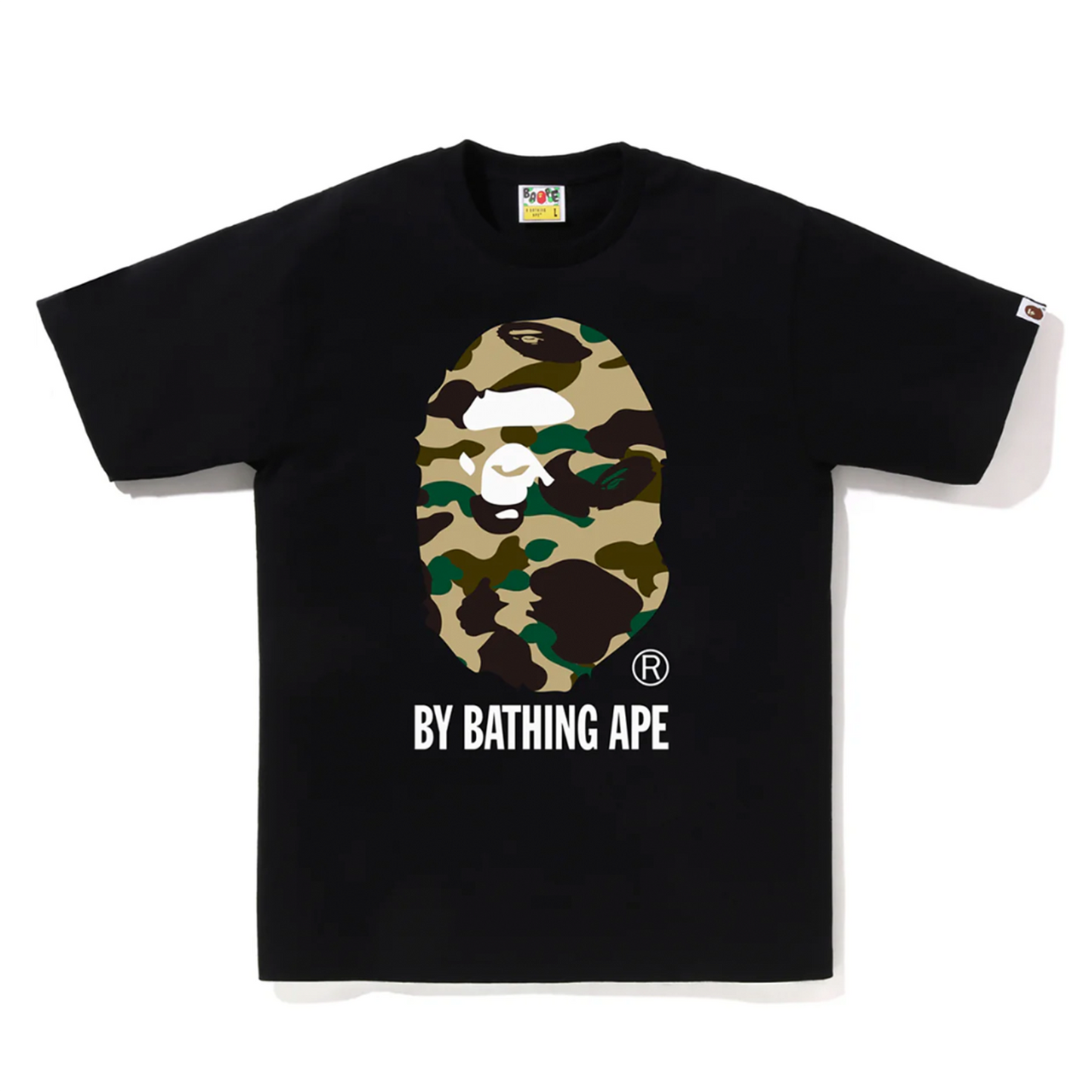 Bape 1st Camo By Bathing Ape Tee Black Yellow [USED] - S (Used)