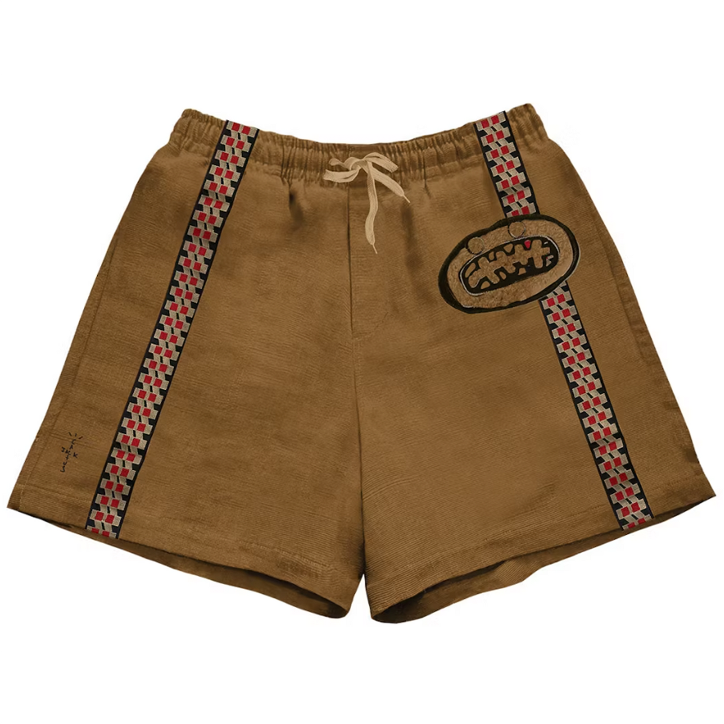Travis Scott Cactus Jack Stripe Short Brown Multi